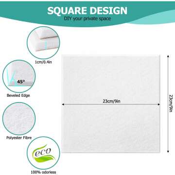 Acoustic Wall Panels 12 Pack for Noise Cancellation