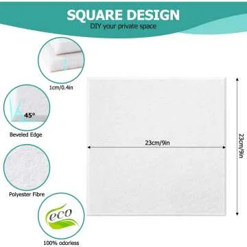 Acoustic Wall Panels 12 Pack for Noise Cancellation