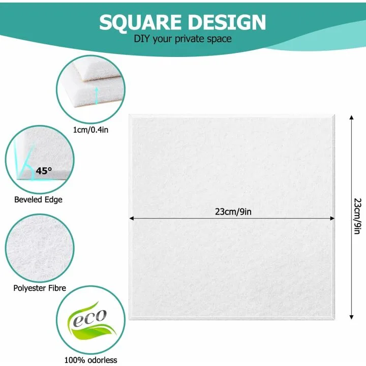 Acoustic Wall Panels 12 Pack for Noise Cancellation