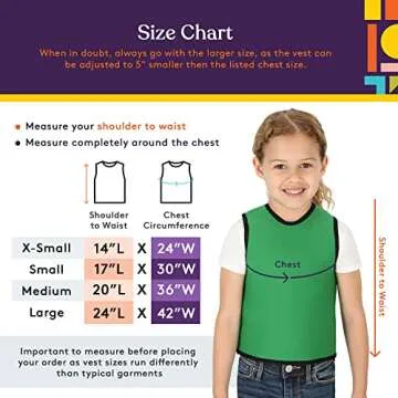 Special Supplies Sensory Compression Vest Deep Pressure Comfort for Kids