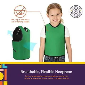 Special Supplies Sensory Compression Vest for Kids