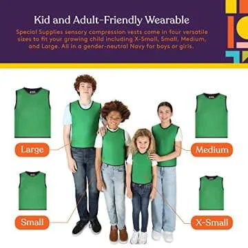 Special Supplies Sensory Compression Vest for Kids