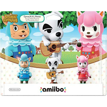 Nintendo Animal Crossing Series 3-Pack Amiibo Figures - Reese, Cyrus, K.K. Slider