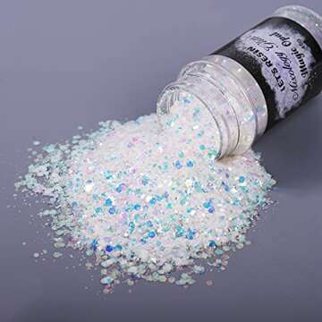 LET'S RESIN Magic Opal Glitter - Iridescent Color Shift for Resin Crafts
