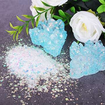LET'S RESIN Magic Opal Glitter for Stunning Crafts