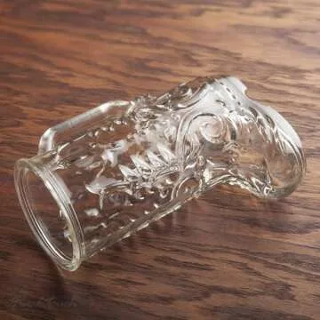 Final Touch Wild West Boot Glass - 22 oz Cowboy Boot-Shaped Drinking Glass - Thick Glass with Handle - Perfect for Beer, Mixed Drinks, and More! (GG5026)