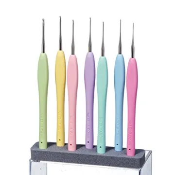 Clover Amour Steel Crochet Hook Set - Comfort & Functionality