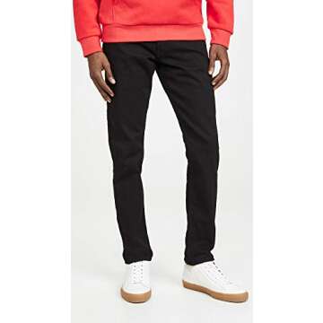 Calvin Klein Men's Slim-Fit Jeans, Forever Black - Stylish Comfort 32W x 30L