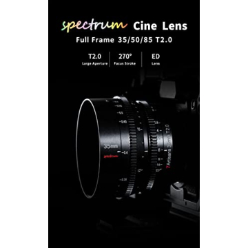 7artisans 50mm T2.0 Cine Lens for L-Mount Cameras