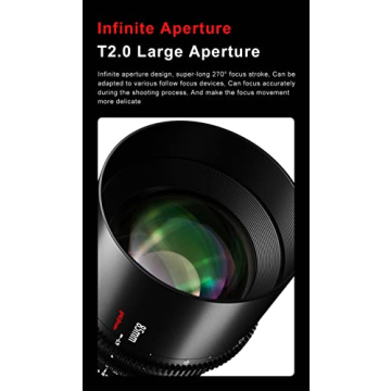 7artisans 50mm T2.0 Cine Lens for L-Mount Cameras