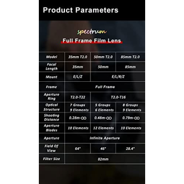 7artisans 50mm T2.0 Cine Lens for L-Mount Cameras
