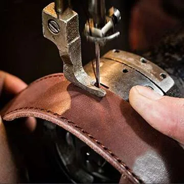 284 Yards Waxed Thread, 210D Heavy Duty Wax Thread for Leather Sewing, Upholstery Thread, 0.8mm Flat Waxed Thread for Bookbinding/Shoe Repairing/Leather Projects