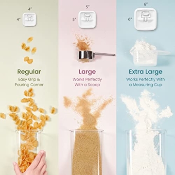 Felli Flip Tite 5” Food Storage Containers - Airtight Seal