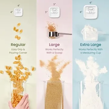 Felli Flip Tite 5” Food Storage Containers - Airtight Seal