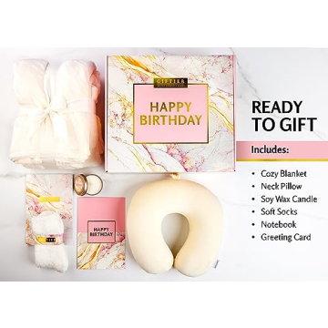 Thoughtful Birthday Gift Basket for Her - Complete Set