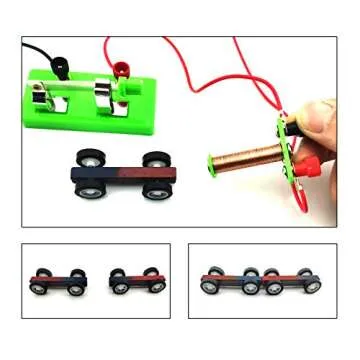 EUDAX DIY Physics Experiment Model Kit Electromagnetic Materials Electromagnet and Basic Electricity Discovery Circuit for School Lab Creative Educational Science Projects Teaching Equipment