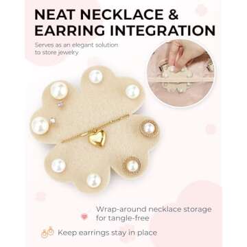 BAGSMART Double-Sided Jewelry Organizer With Hanger