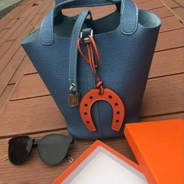 LAPRBY Vegan Leather Bag Charms for Handbag Y2k Accessories Designer Purse Hanging Ornament Aestheti...