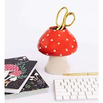 ban.do Decorative Mushroom Vase for Unique Home Decor