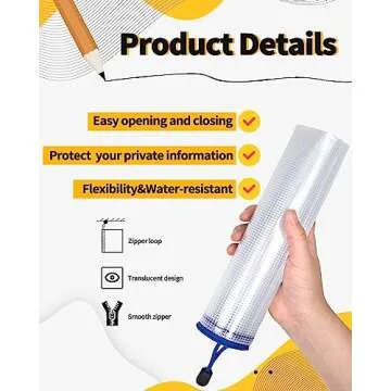 SUNEE Multisize Zipper Pouches - Versatile Storage Bags