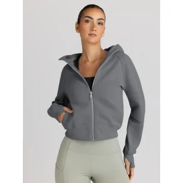 Trendy Queen Womens Zip Up Hoodies for Stylish Comfort