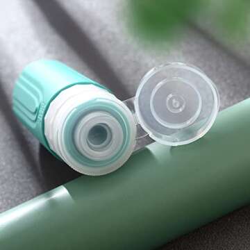 Mrsdry Travel Bottles for Toiletries, Tsa Approved 3oz Travel Size Containers BPA Free Leak Proof Re...