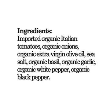 Organico Bello - Organic Gourmet Pasta Sauce - Marinara - 24 Oz - Non GMO, Whole 30 Approved, Gluten Free,Pack of 3