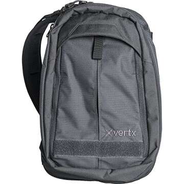 Vertx EDC Transit Sling Backpack, Smoke Grey, Small & Compact Bag for Concealed Carry & Tactical Gear