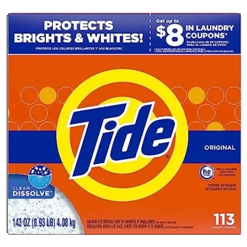 Tide Powder Laundry Detergent Original, 143 Ounce (Packaging May Vary)