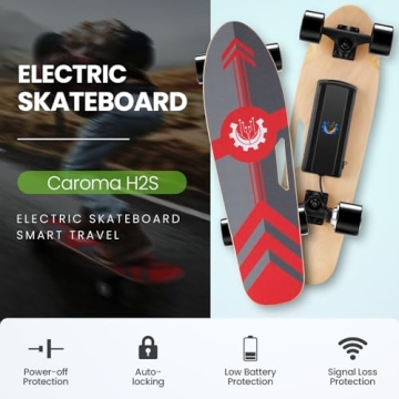 CAROMA Electric Skateboard for Safe Thrilling Rides