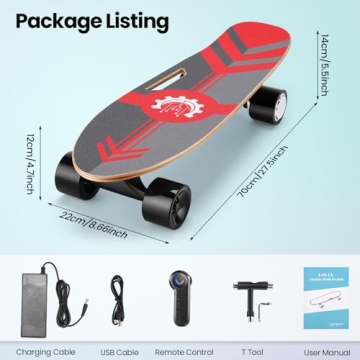 CAROMA Electric Skateboard for Safe Thrilling Rides