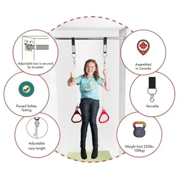 DreamGYM Doorway Sensory Swing Kit for Play & Therapy