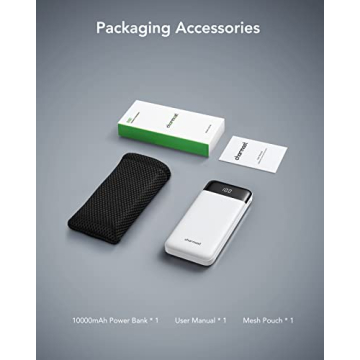 Portable Charger with Built-in Cables and Fast Charging