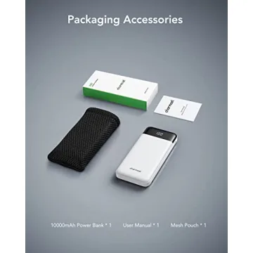 Portable Charger with Built-in Cables and Fast Charging