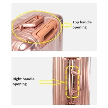 FABULWAY Clear PVC Luggage Cover Set for Travel