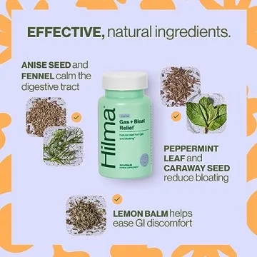 Hilma Natural Gas & Bloating Relief, 50 Vegan Capsules