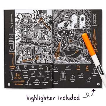 Halloween Hidden Pictures Activity Book for Kids