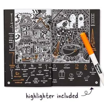 Halloween Hidden Pictures Activity Book for Kids