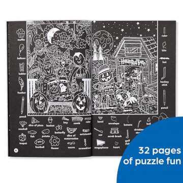 Halloween Hidden Pictures Activity Book for Kids