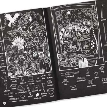 Halloween Hidden Pictures Activity Book for Kids