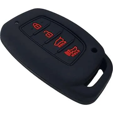 Durable Silicone Key Fob Cover for Hyundai Models