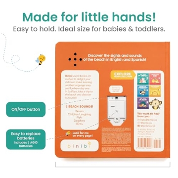 Binibi Bilingual Sound Book for Toddlers