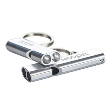 Noopel Survival Whistle 2 Pack for Outdoor Adventures
