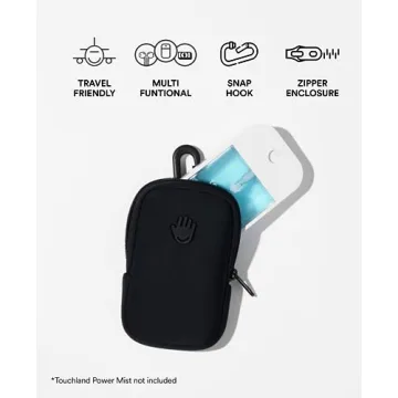 Stylish Touchland Touchette Pouch for Sanitizer On-the-Go
