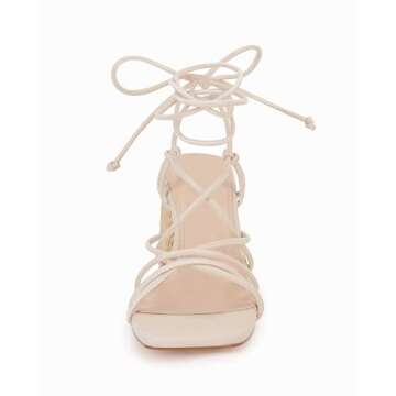 PiePieBuy Women's Stylish Lace Up Chunky Heels Sandals