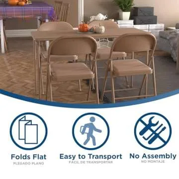 Cosco Folding Serving Table - Portable and Sturdy Solution