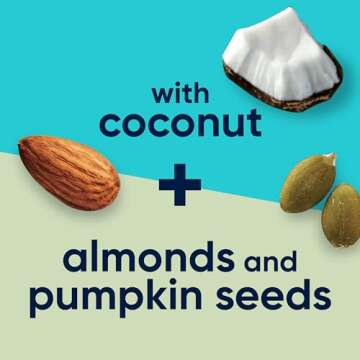 Ratio Trio Coconut Almond Granola Cereal, 1g Sugar, Keto Friendly, 8 oz Resealable Cereal Bag