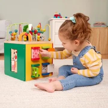 Battat Activity Cube for Toddlers - Educational Farm Toy
