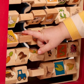 Battat Activity Cube for Toddlers - Educational Farm Toy