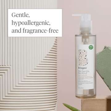 Briogeo Be Gentle, Be Kind Aloe + Oat Milk Ultra Soothing Shampoo, Hypoallergenic and Dermatologist-Approved Shampoo, Fragrance Free, Vegan, Cruelty-Free, 8 fl oz